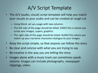 Making a documentary | PPTX