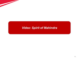 75
Video: Spirit of Mahindra
 