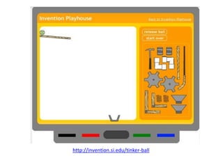 http://invention.si.edu/tinker-ball
 