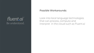 Possible Workarounds:
 