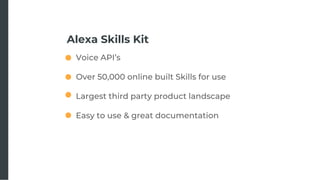 Alexa Skills Kit
 