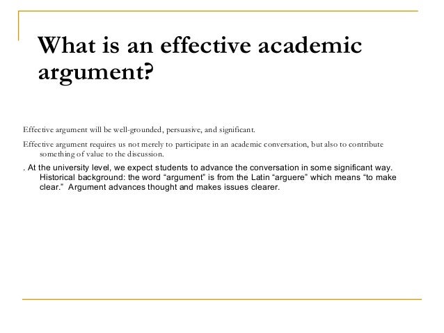 Making An Argument Presentation By Duke University Writing Center