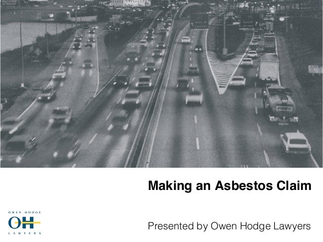 Making an Asbestos Claim