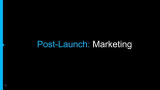 Post-Launch: Marketing



16
 