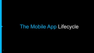 The Mobile App Lifecycle



3
 