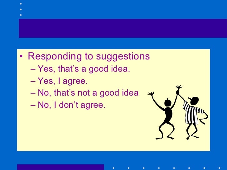 Making and responding to suggestions yasemin 
