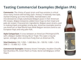 Making and tasting specialty IPAs | PPTX