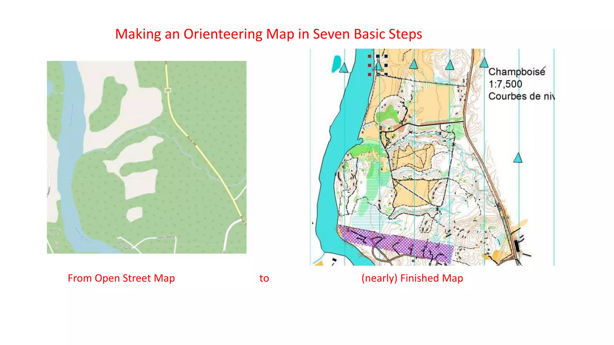 Making an Orienteering Map in Seven Basic Steps | PPTX