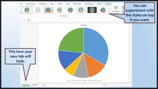 This how your
new tab will
look.
You can
experiment with
the styles on top
if you want.
 