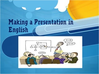 Making a Presentation in
English
 