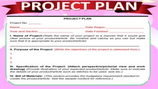 Making a project plan