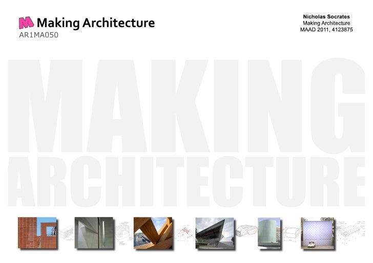 Architecture Building Material Study - Concrete, Masonry, Glass, Timb…