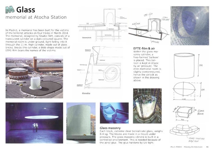 Architecture Building Material Study - Concrete, Masonry, Glass, Timb…