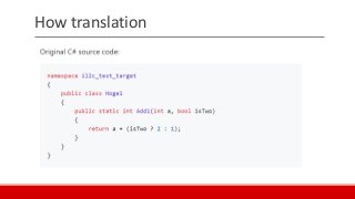 How translation
 