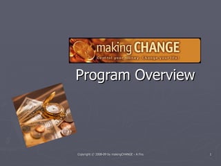 Program Overview 