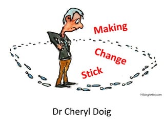 Making Change Stick Dr Cheryl Doig 
