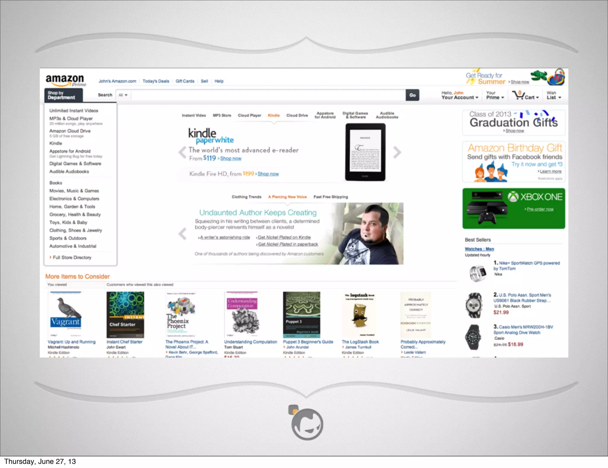 Thursday, June 27, 13
 