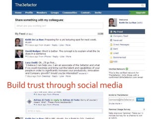 Build trust through social media 
