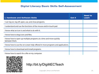 http://bit.ly/DigilitECTeach
         Copyright, Simon and Nemeth   25
 
