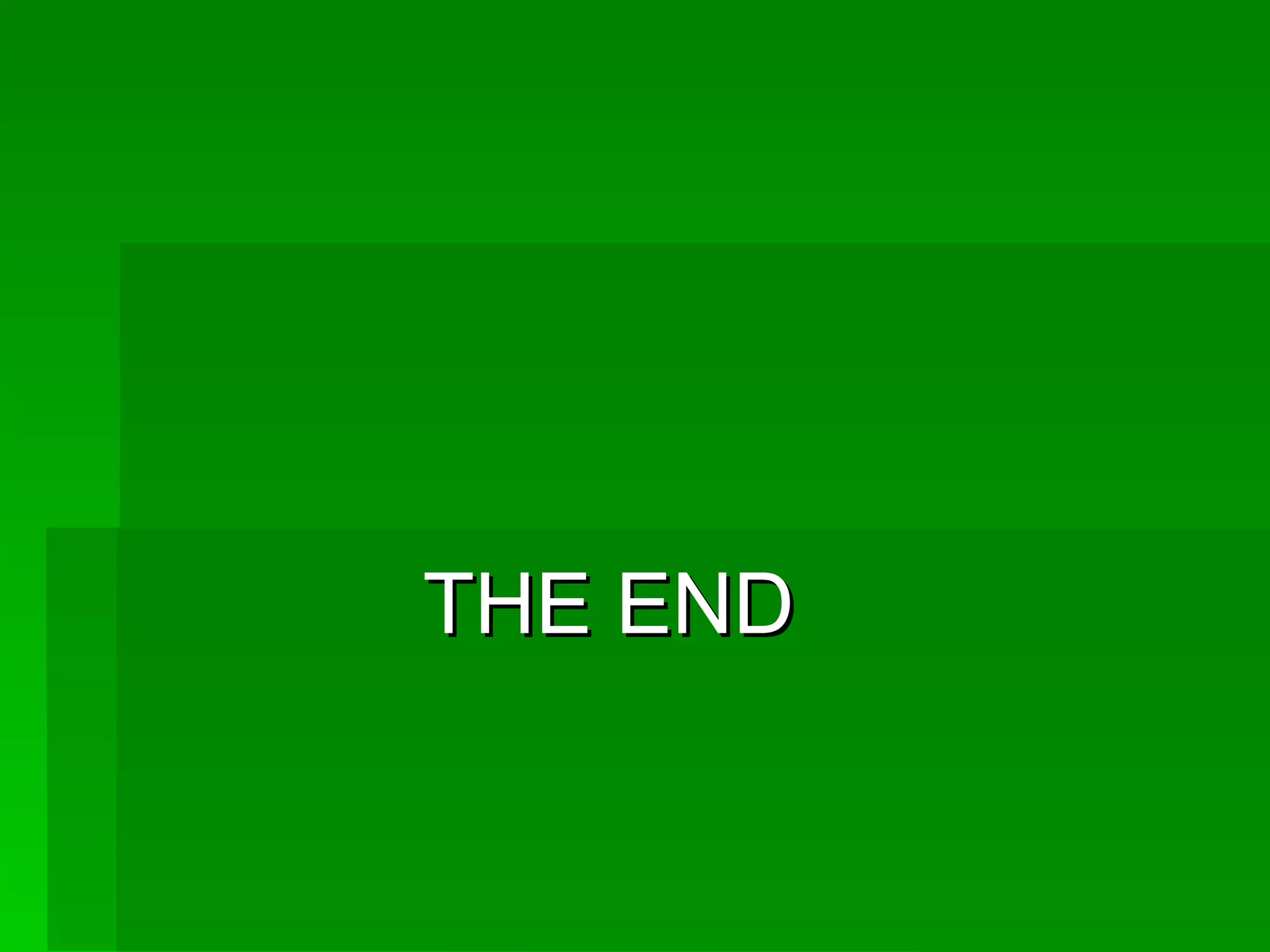 THE END 