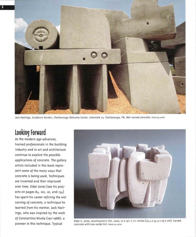 Making concrete garden ornaments