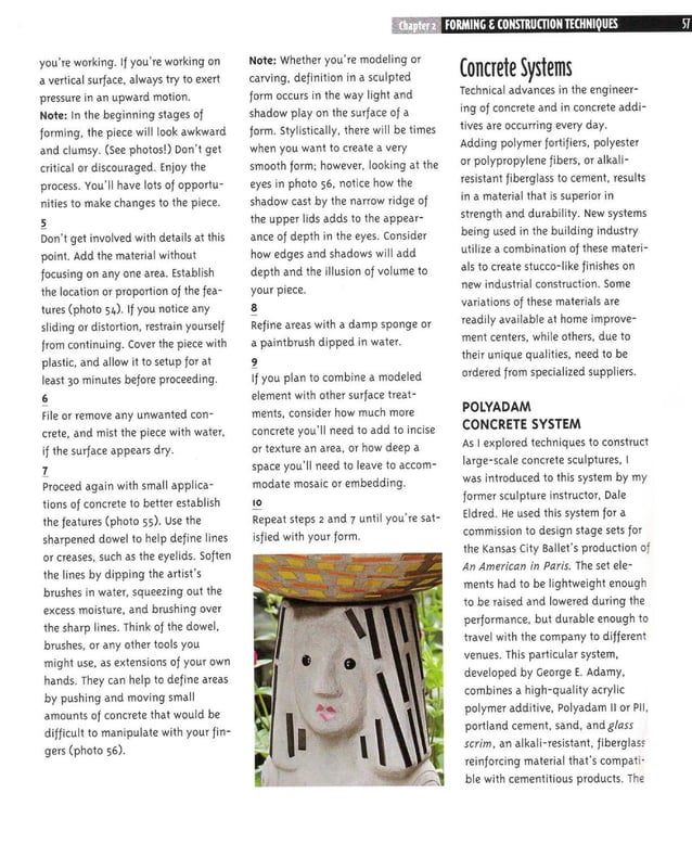 Making concrete garden ornaments