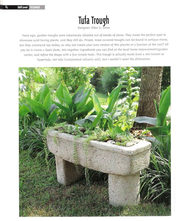 Making concrete garden ornaments