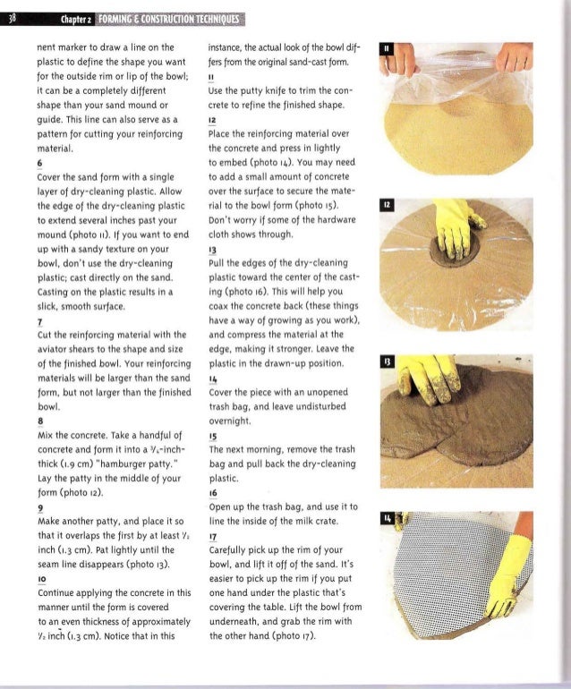 Making Concrete Garden Ornaments - 