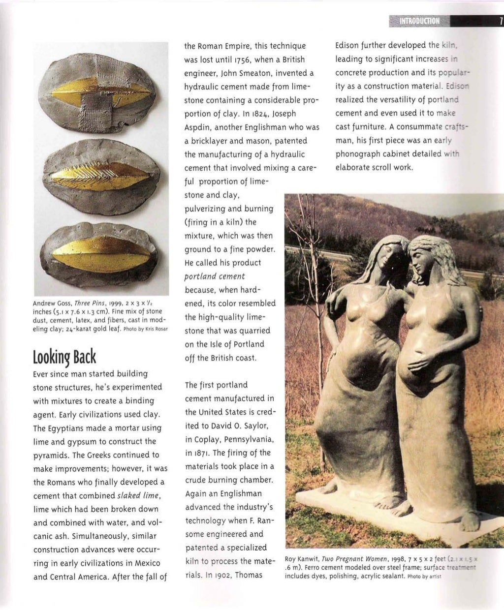 Making concrete garden ornaments