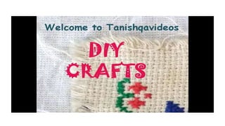 Making cross stitch embroidery