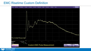 EMC Risetime Custom Definition
Custom EMC Pulse Measurement
 