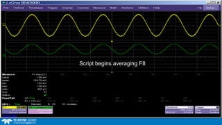 Script begins averaging F8
 