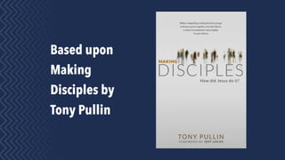 Based upon
Making
Disciples by
Tony Pullin
 