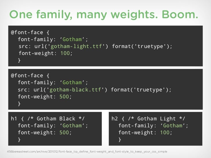 gotham light font web font