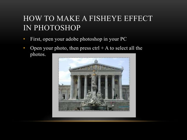 Making fish eye effect | PPTX