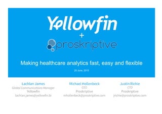 Making healthcare analytics fast, easy and flexible
25 June, 2015
 