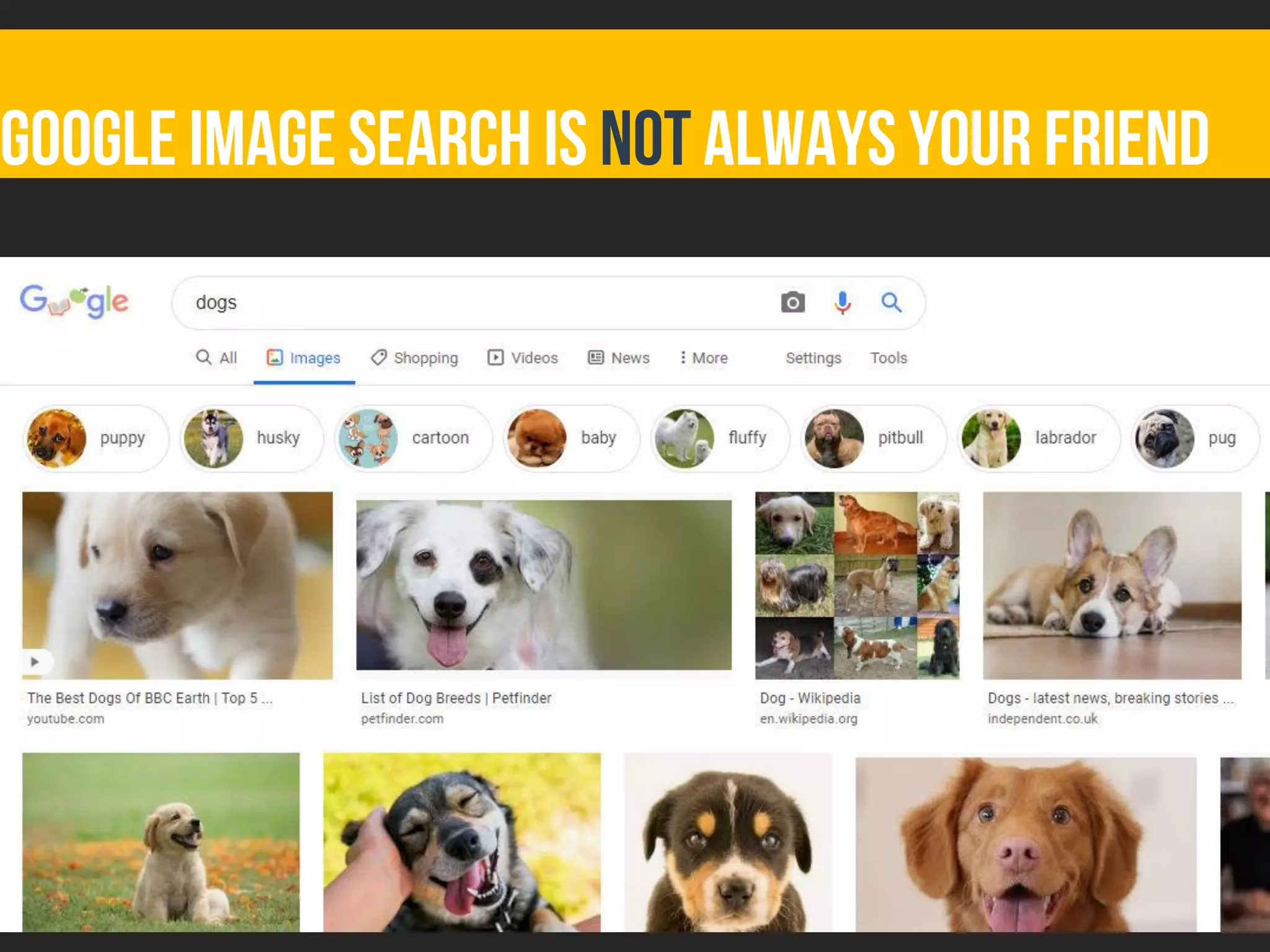 Google imagesearch is not always your friend
 