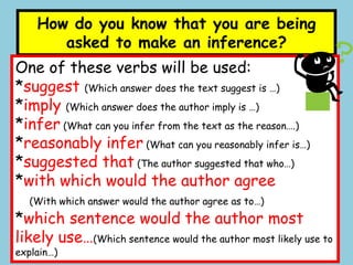 Inference Verbs Making Inference.ppt