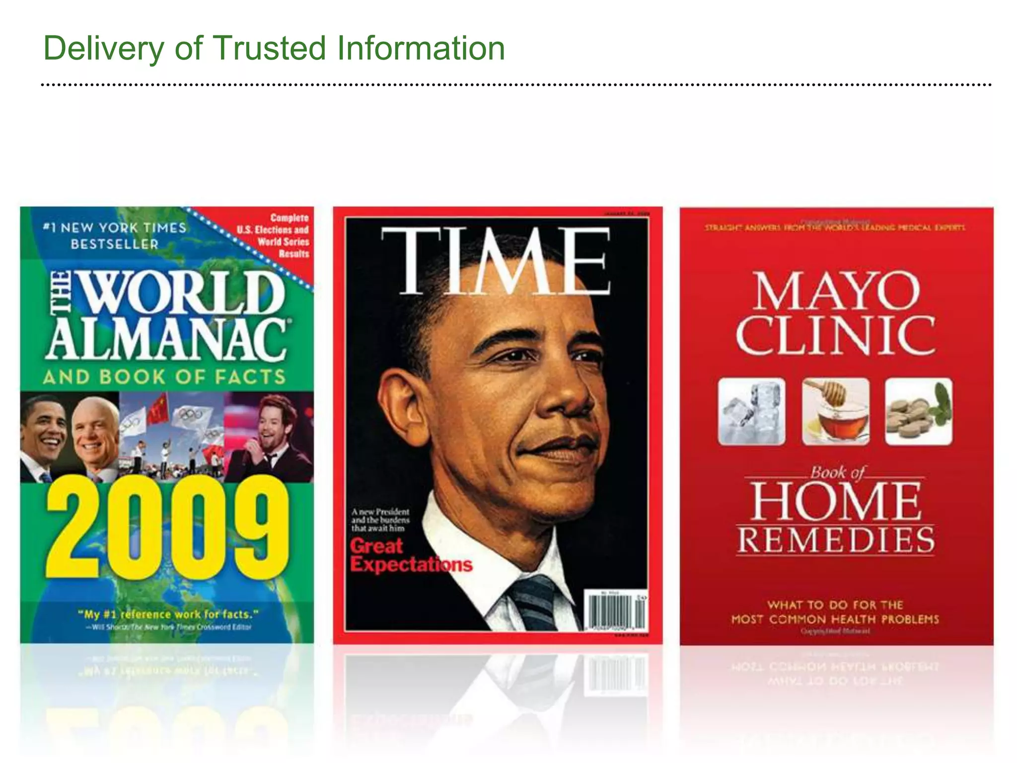 Delivery of Trusted Information