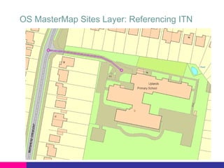 OS MasterMap Sites Layer: Referencing ITN

 