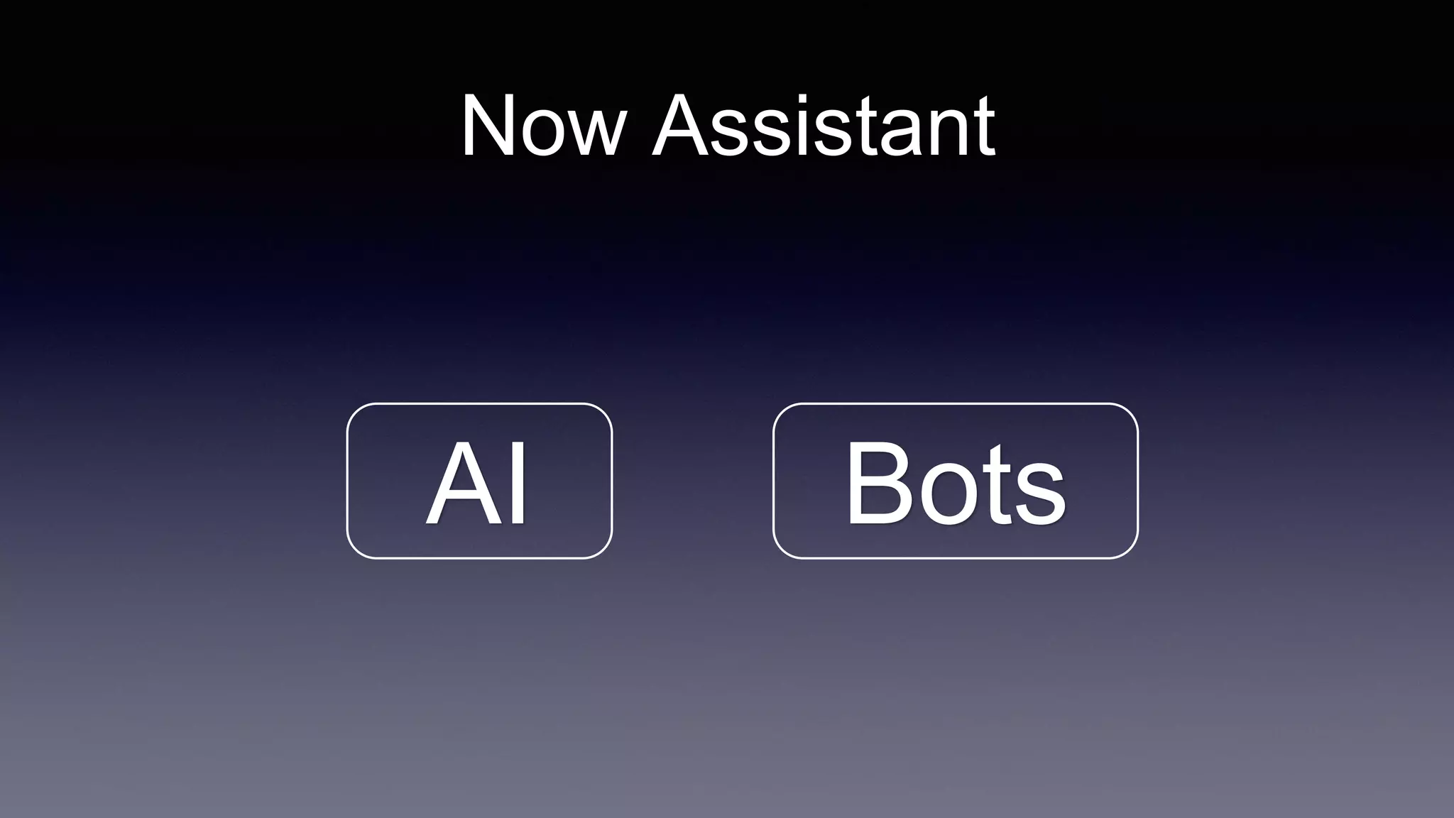 Now Assistant
AI Bots
 