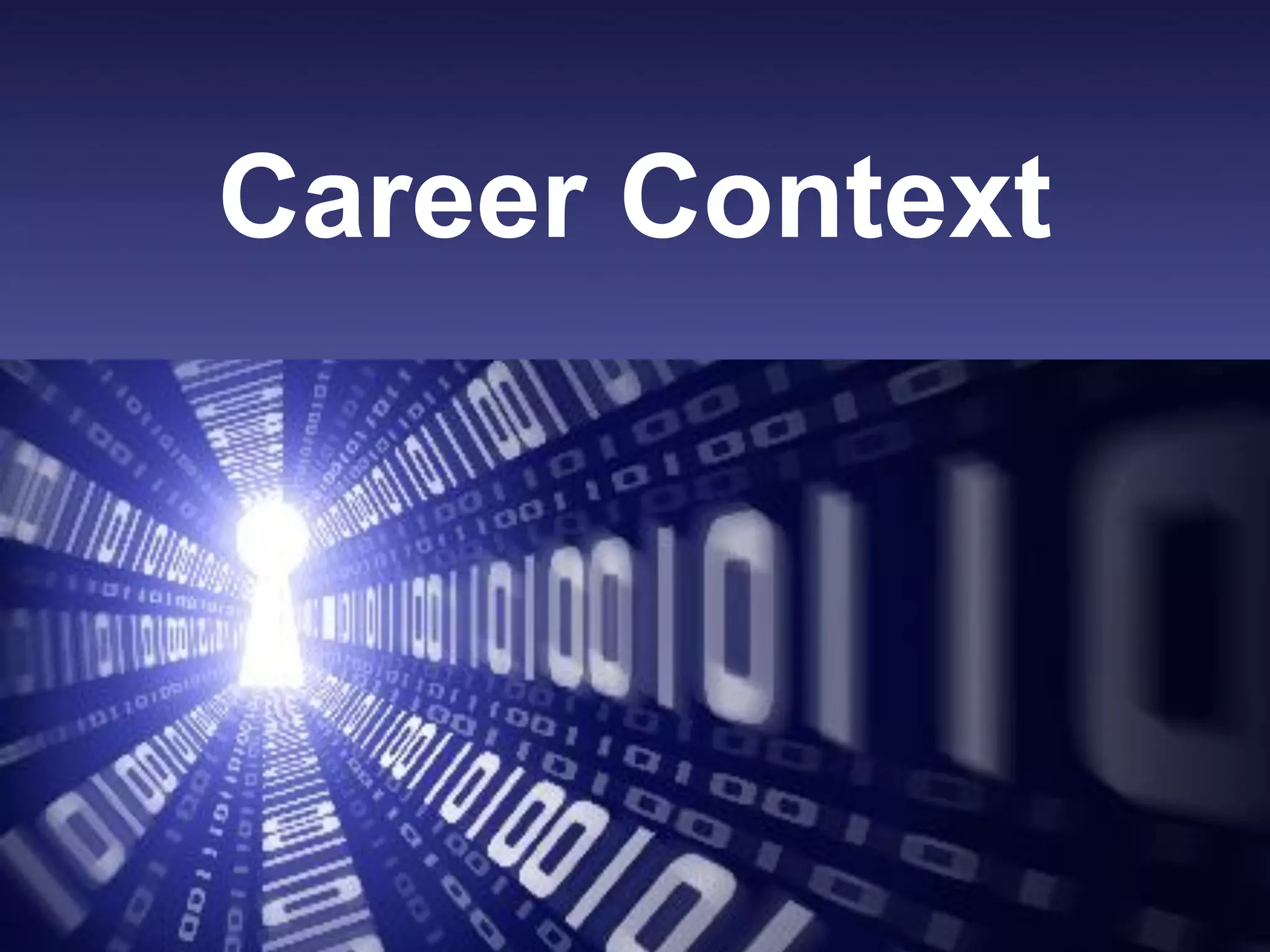 Sam Lightstone8
Career Context
 