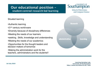 A computing service…Pathologically risk aversenew ideas mean its time for some negotiation We are talkingabout major culture change