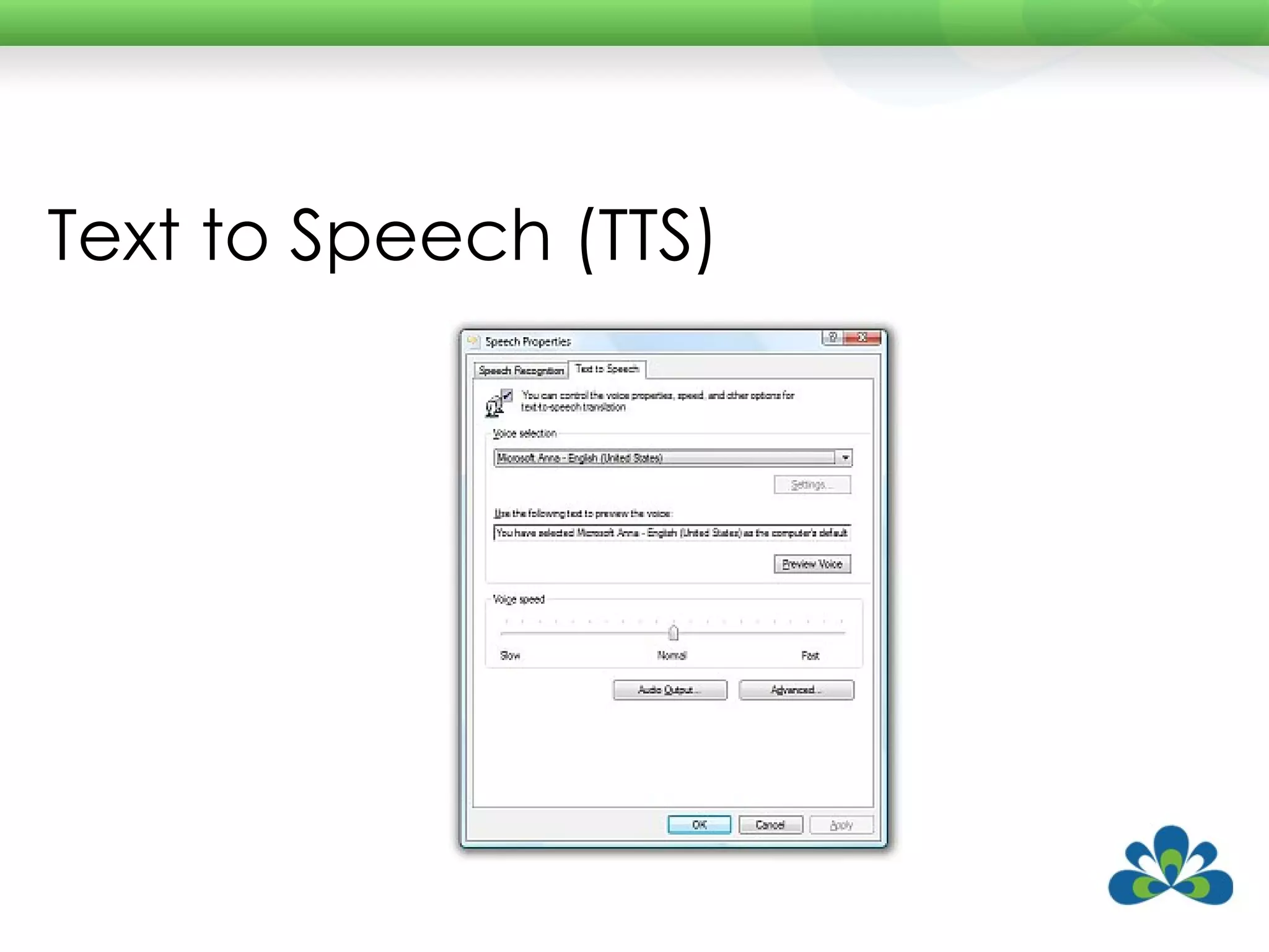 Text to Speech (TTS) 