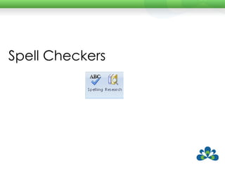 Spell Checkers 