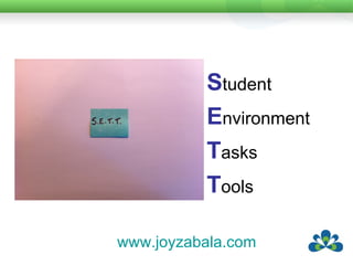 S tudent  E nvironment T asks T ools www.joyzabala.com   