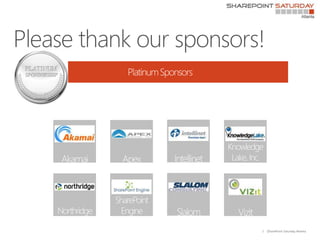 2   |SharePoint Saturday Atlanta
 
