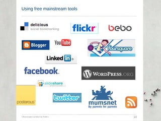 Using free mainstream tools Citizenscape a product by Public-i  22 