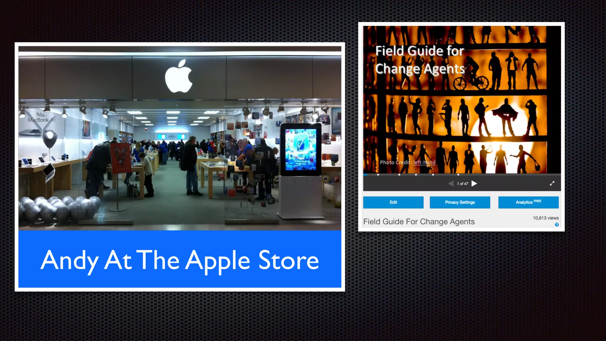 Andy At The Apple Store
 