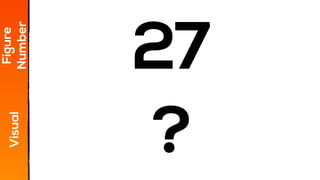 27
?
Figure
Number
Visual
 